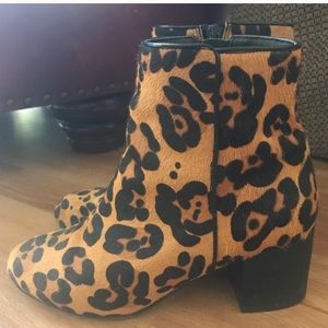 Leopard booties by Urban Outfitters